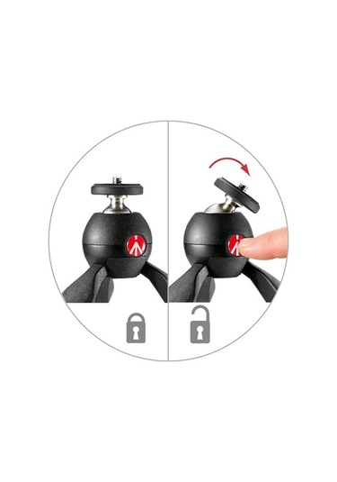 Manfrotto Mtpiximii-b Pixi Masa Tripodu, 1 Kg'a Kadar, Kompakt Ve