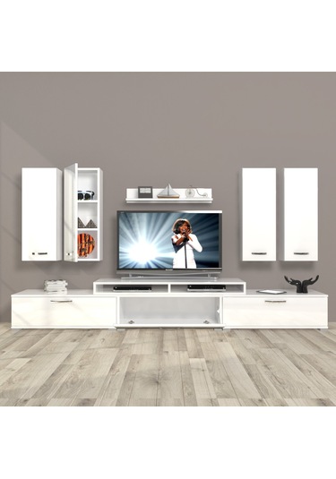 Decoraktiv Ekoflex 8d Slm Tv Ünitesi Tv Sehpası Beyaz