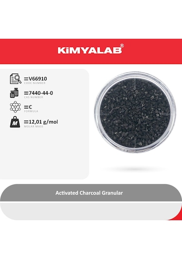 Kimyalab Aktif Karbon Granül 1 Kg - Coconut Bazlı - Activated Carbon