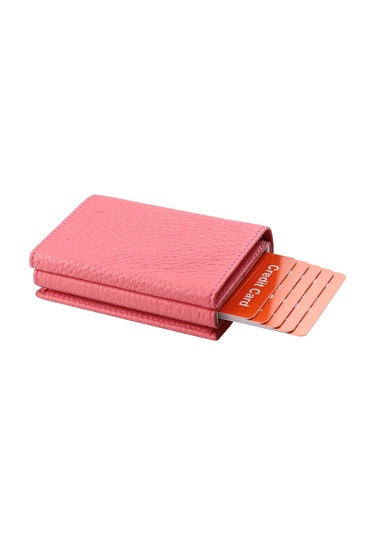 Walsmart Pro Cover Floater Akıllı Mekanizmalı Deri Cüzdan Pembe