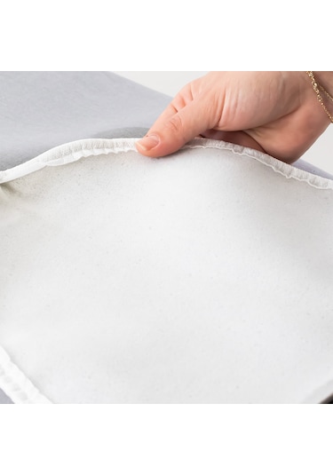 Porsima Isıya Dayanıklı 100% Pamuk Süngerli Ütü Masası Kılıfı - Buharlı Ütüleme Uyumlu 120x40cm Renkli