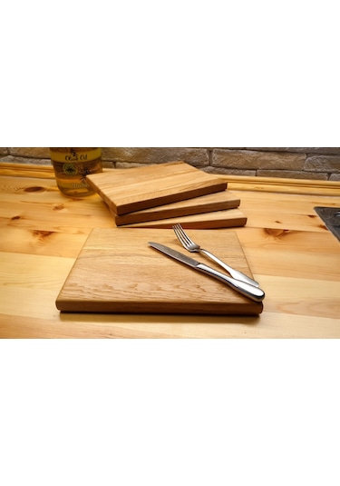 Ahşap Mutfak Kesme Sunum Et Sebze Doğrama Tahtası