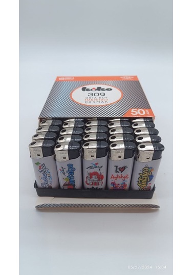 Mixoyuncak Beyaz 309 Orta Boy Çakmak 50'li