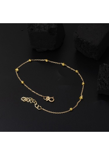 Bilezikci Dorika Toplu Spor 14 Ayar Altın Halhal Sarı