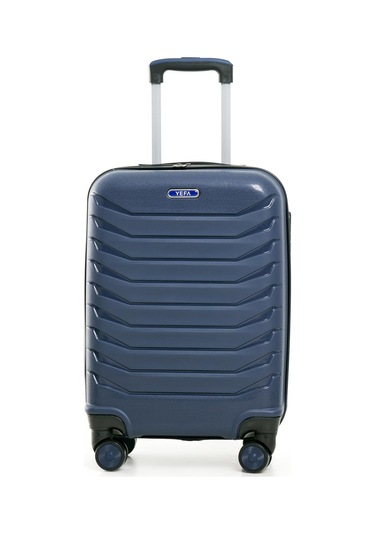 Yefa Pp Polipropilen Kırılmaz Kabin Küçük Boy Valiz Lacivert