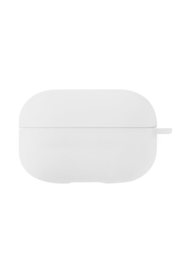 Microsonic Airpods Pro Uyumlu Liquid Silicone Lansman Beyaz