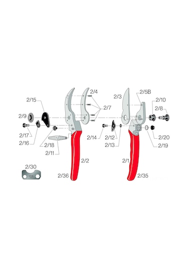 Geeksen "felco-2 Bahçe Makası - 215 Mm Profesyonel Budama Makası"