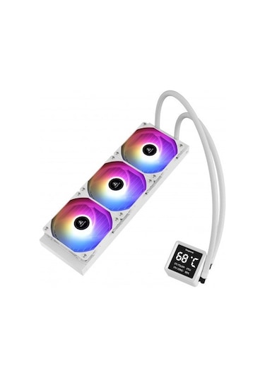 Segotep Beaced 360 Argb Beyaz Sıvı İşlemci Soğutucusu Am5 Ve Lga1700 Uyumlu