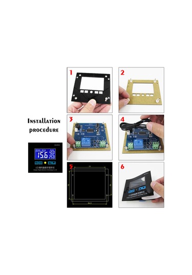 Fosenze 12v Mikroişlemci Dijital Termostat - 0.1 C Hassasiyetli, Ekranlı Sıcaklık Kontrol Cihazı