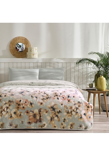 Özdilek Prime Çift Kişilik Battaniye 200x240 -flor Sarı Yeni Sarı