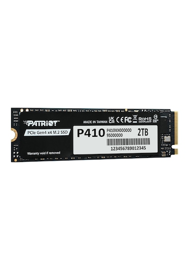 Patriot P410 Pcıe Gen4 X4 Nvme 1.4 M.2 2280 Ssd R/5000 W/4500 Adad2ptr0002
