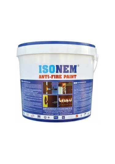 İsonem Antifire Paint Yangın Geciktiren Boya 5 Kg Beyaz