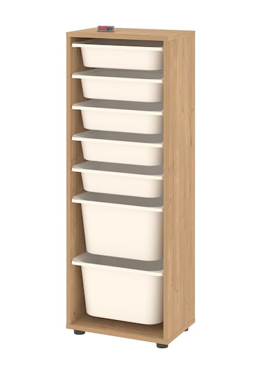 Bofigo 7 Sepetli Dolap Çok Amaçlı Dolap Oyuncak Dolabı Pera Safir Açık Kahverengi Bofigo 7 Sepetli Dolap Çok Amaçlı Dolap Oyuncak Dolabı Pera Safir Açık Kahverengi