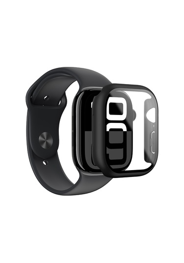 Watch 10 46mm Amazingthing Radix Minimal Fullguard Sert Pc Kasa Ve Ekran Koruyucu Siyah