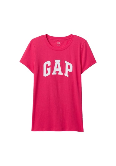 Gap 729555008 V-ss Logo Classic Tee Kadın Tişört Kırmızı