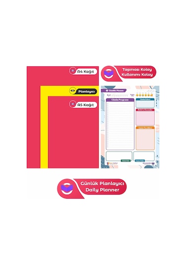 Plango Günlük Planlayıcı - Daily Planner - Ders Çalışma Planlayıc
