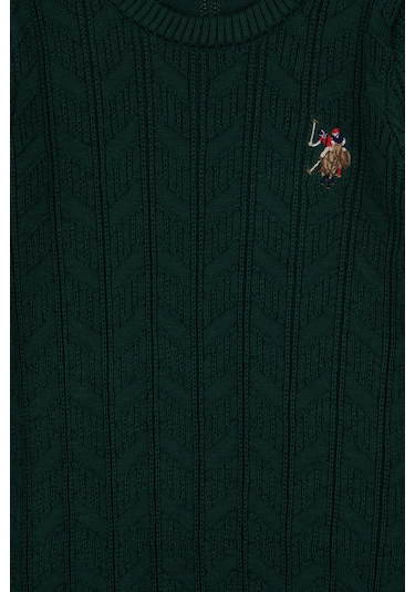 U.s. Polo Assn. Erkek Çocuk Koyu Yeşil Kazak /triko 50307844-vr079 Koyu Yesıl U.s. Polo Assn. Erkek Çocuk Koyu Yeşil Kazak /triko 50307844-vr079 Koyu Yesıl