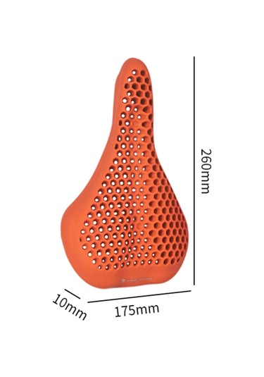 Suntek Erkekler Kadınlar Için Tam Silikon Bisiklet Turuncu Bisiklet Koltuk Kılıfı Turuncu