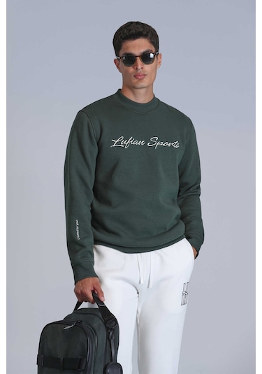 Lufian Erkek Loved Sweatshirt 112030137 Çimen Yeşili Çimen Yeşili