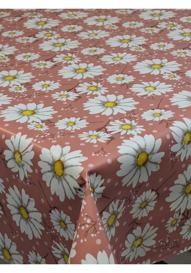 Elyaflı Pvc Muşamba - Desenli Silinebilir Masa Örtüsü Fnt1257-3 Çok Renkli