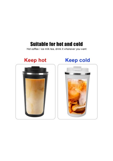 Pembe Çay Su Kahve Termal Kupa Sızdırmaz Seyahat Termos Bardak Çift Paslanmaz Çelik Araba Termos Kupa Termo Cafe 380/510 Ml Kahve Kupa 510 ML