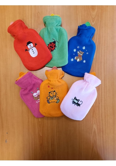 Sıcak Su Torbası Polarlı Kılıflı Küçük Boy El Ayak Isıtıcı Termaf