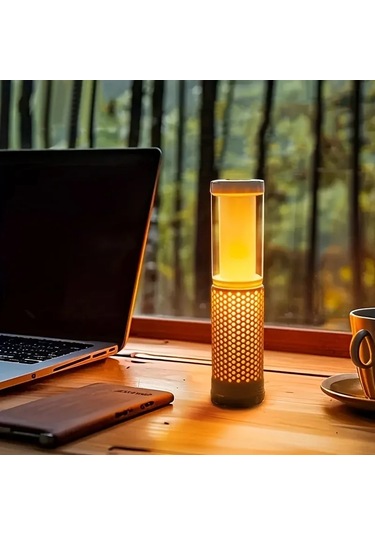 Youtek Usb Şarjlı Led Gönüllü Kamp Lambası - 3000mah Pil, Işıkkıçık Ayarı, Çift Mod Işık, Teleskopik Tasarım, Dışarıdışı Kullanım, Manyetik Tutma Ve Askı Özelliği Diğer