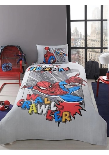 Özdilek Lisanslı Tek Kişilik Pike Takımı Spiderman