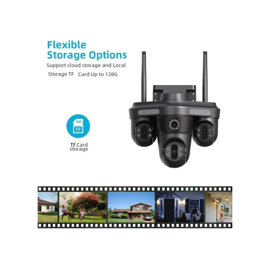 Avenir Av-s344 16mp 4 Kameralı Ptz Wifi Kamera