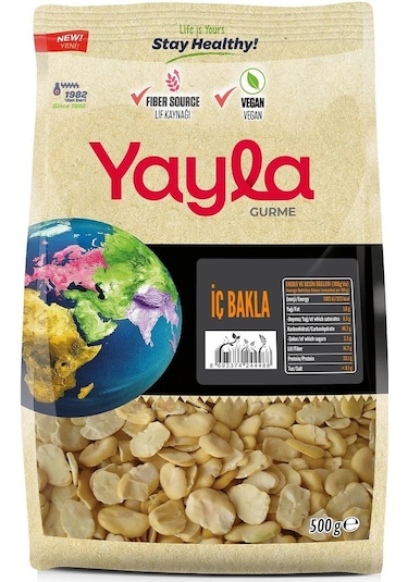 Yayla Gurme İç Bakla 8 x 500 G
