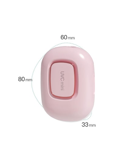 Suntek Banyo Seyahat Ev Için Diş Fırçası Temizleyici Pembe Pembe