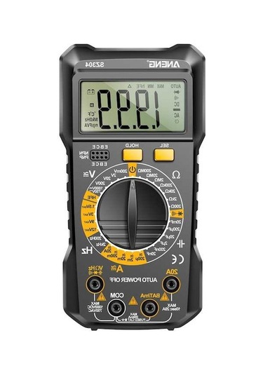 Pazly Yüksek Taşınabilir Sz304 Standlı Siyah Profesyonel Ölçer Multimetre Hassasiyetli Ekran Dijital Aneng - Gv