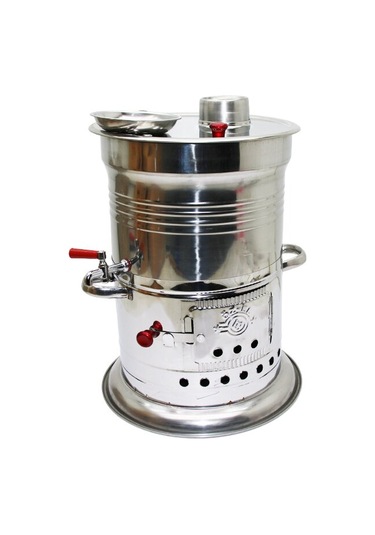 ÖZ-EL ZHT4943 5 L Tek Musluk Piknik Semaveri Inox