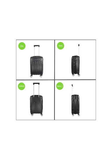 Vegmann Vela Kabin Boy Valiz Siyah