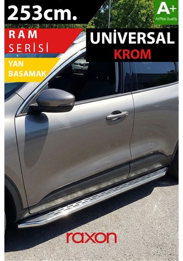 Ram Serisi Yan Basamak 253 Cm Universal Kaymaz Yüzey & Dayanıklı Tasarım