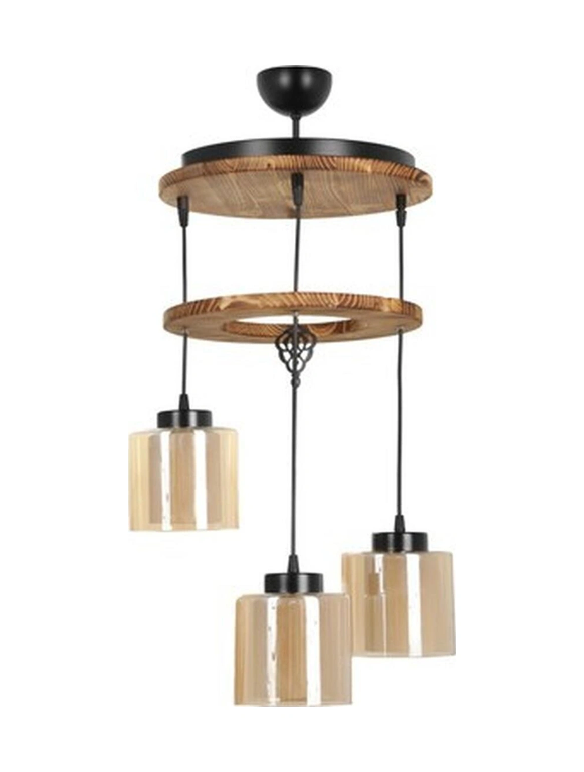 Lumexx David 3 Lü Tepsili Bal Camlı Sarkıt Mavi