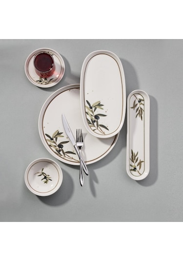 Korkmaz Luna Collection 25 Parça Kahvaltı Takımı A8700-2 Beyaz