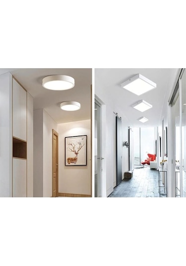 Cata Ct-5233 18 Watt Led Panel Armatür Sıva Üstü 8 Inç (470950514) Beyaz