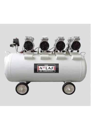 Attlas SC 40200 Monofaze Sessiz Kompresör 200 L 4.0 Hp
