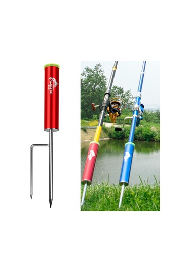 Suntek Olta Tutucu Açık Nehir Kıyısı Kıyı Kırmızısı