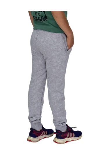 Çocuk Eşofman Altı Paça Manşetli Kız Erkek Bgl-st04726 Gri