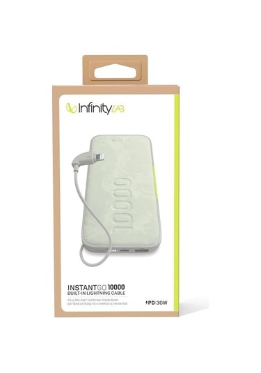 Infinitylab By Harman Instantgo 10000 Mah Lightning Powerbank Beyaz
