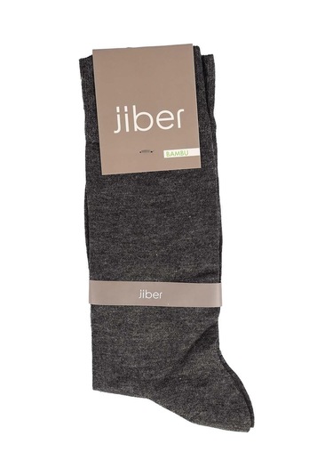 Jiber Erkek Bambu Likralı Uzun Çorap 5500 - 6 Adet Antrasit