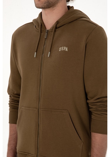 U.s. Polo Assn. Erkek Haki Hırka Örme 50313755-vr027 Haki