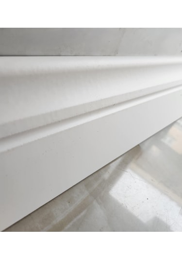 Yalı Serisi Lake Beyaz U Model 10cm Pvc Süpürgelik