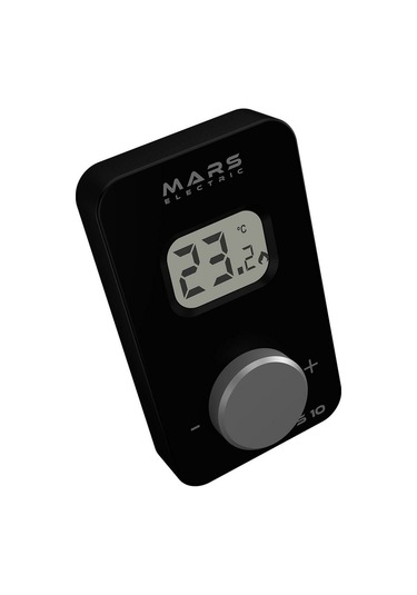 Mars S10 Kablosuz Siyah Oda Termostadı