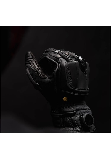 Knox Handroid Pod Mk5 Kısa Korumalı Deri Motosiklet Eldiveni