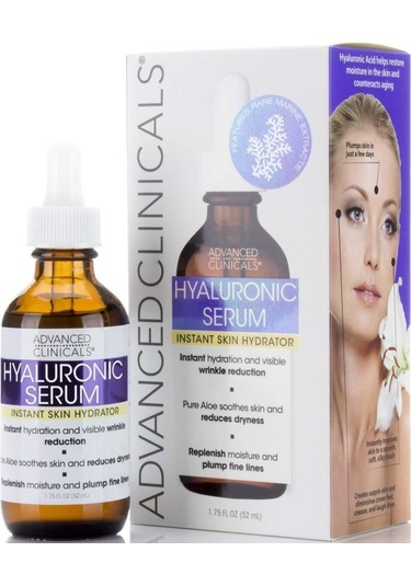 Advanced Clinicals Hyaluronic Acid Yüz Serumu 52 ML