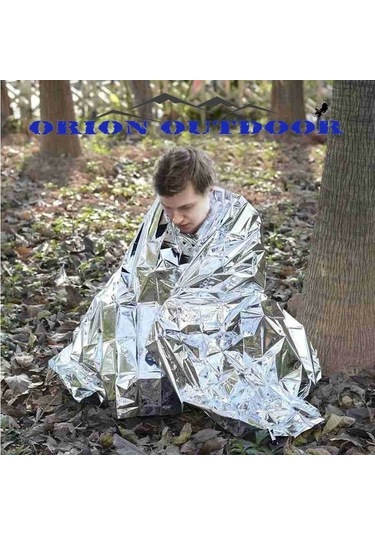 Darsenale Acil Durum Termal Battaniye Metalize Isı Yalıtımlı 160x210cm Uzay Battaniye Çok Renkli