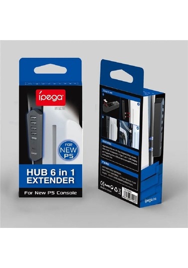 Pg-p5s003 Ps5 Slim Disk / Dijital 6in1 Usb Hub Çoklayıcı Adaptörü
